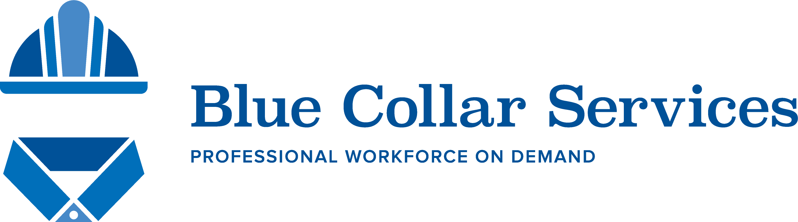 blue collar recruiting logo